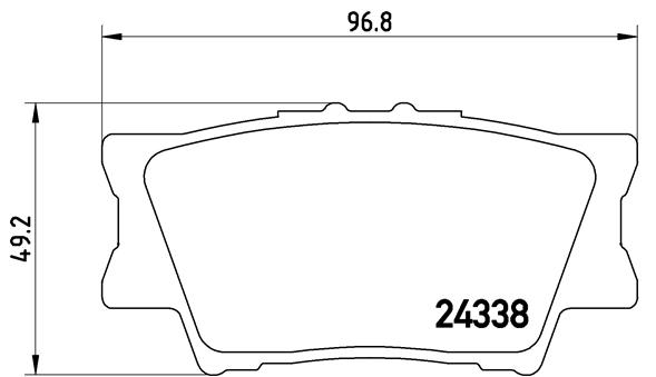 Bremžu uzlikas P83089