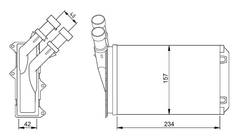 Salona apsildes radiators 54308