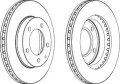 Bremžu disks DDF496