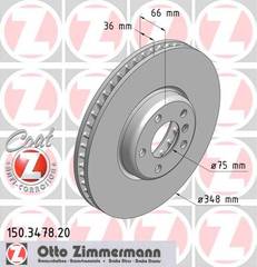 Bremžu disks 150.3478.20