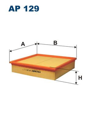 gaisa filtrs AP129/1  WA6311