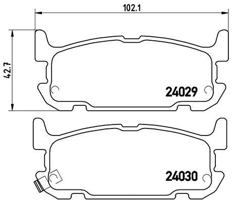 Bremžu uzliku kompl., Disku bremzes