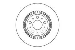 Bremžu disks LVBD1171Z