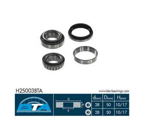 Riteņu gultņu komplekts H25003BTA