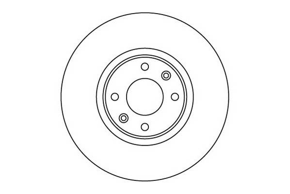 Bremžu disks LVBD1182  noņemts