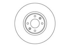 Bremžu disks LVBD1182  noņemts
