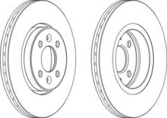 Bremžu diski DDF1124