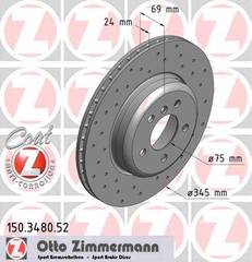 Bremžu disks 150.3480.52