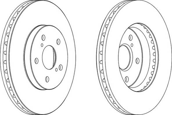 Bremžu disks DDF1446