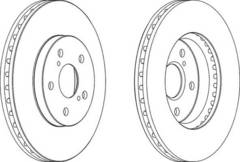 Bremžu disks DDF1446