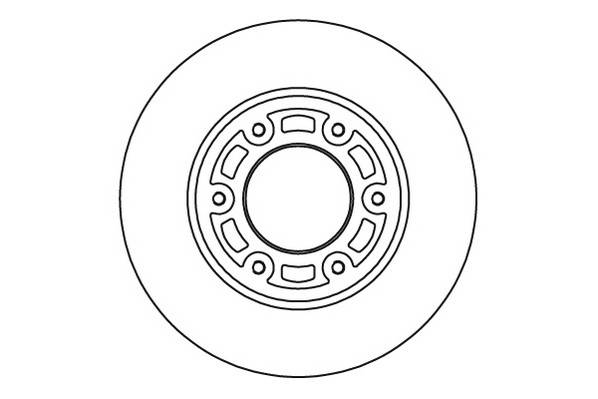 `AKCIJA` Bremžu disks LVBD1072Z