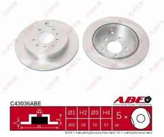 Bremžu disks C43036ABE