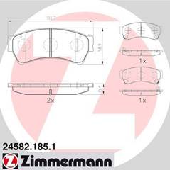 Bremžu diski 24582.185.1