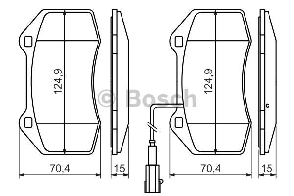 Bremžu uzliku kompl., Disku bremzes