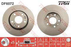 Bremžu disks DF6072