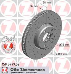 Bremžu disks 150.3479.52