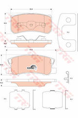 bremžu kluči GDB4600