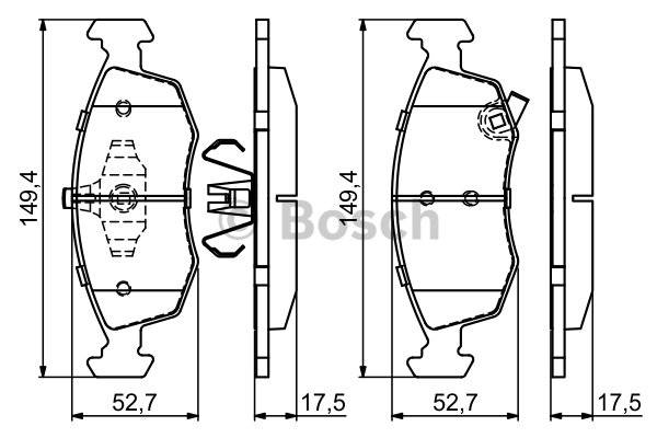 Bremžu uzliku kompl., Disku bremzes