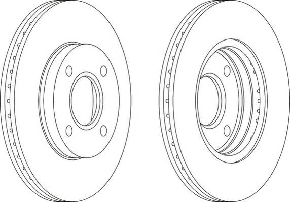 Bremžu disks DDF1072 250.1343.00