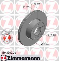 bremžu disks 150.2900.20