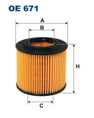 Eļļas filtrs OE671/4