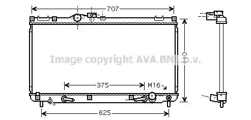 Dzesēšanas radiators TO2322