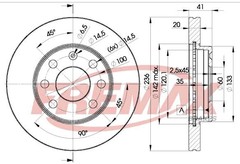 Bremžu disks BD-1440 