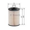 Degvielas filtrs Bosch F026402005