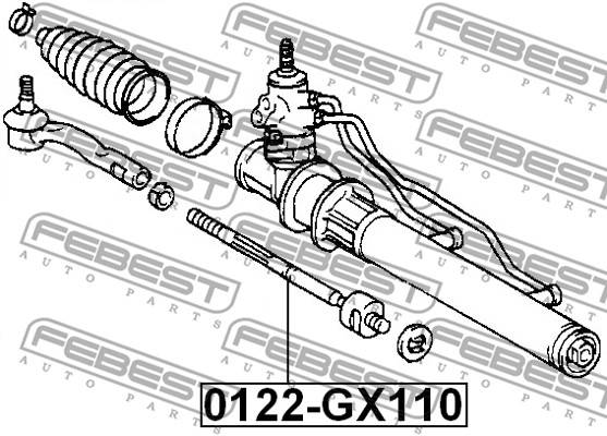 Stūres stienis 0122-GX110