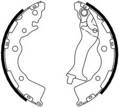 Bremžu loku komplekts