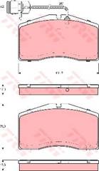 Bremžu kluči GDB1523