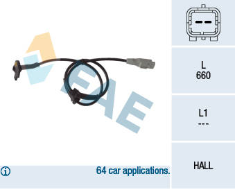 Bremžu sensors 78117