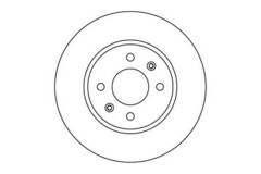 `AKCIJA` Bremžu disks LVBD1136Z  noņemts