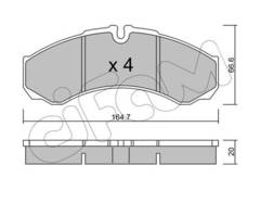 Bremžu uzliku kompl., Disku bremzes