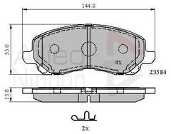 Bremžu kliči ADB31256  0804.12 ADB31256