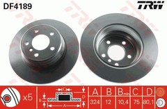 Bramžu diski DF4189