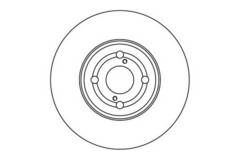 `AKCIJA` Bremžu disks LVBD1065Z  noņemts