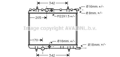 Dzesēšanas radiators PE2300