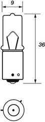 `AKCIJA` spuldze VBU433C  6W HALOGEN