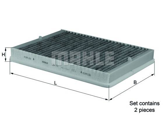 salona filtru kompl LAK73/S   WP6955