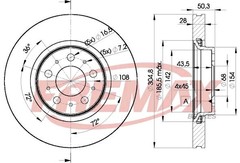 Bremžu disks BD-4045