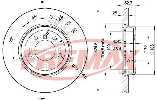 Bremžu disks BD-6071