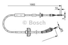 Bremžu trose Bosch 1987477819