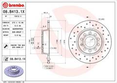 Bremžu disks 08.B413.1X