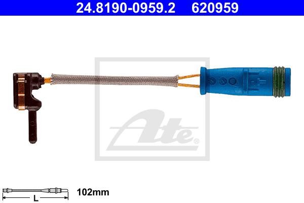 Bremžu kluču nodiluma sensors 24.8190-0959.2