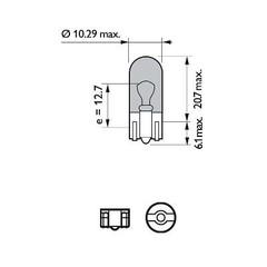 Spuldze 12961NBVB2 W5W 12V 