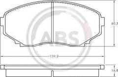 Bremžu kluču komplekts 36995