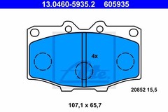 Bremžu uzliku kompl., Disku bremzes