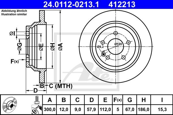 Bremžu disks 24.0112-0213.1