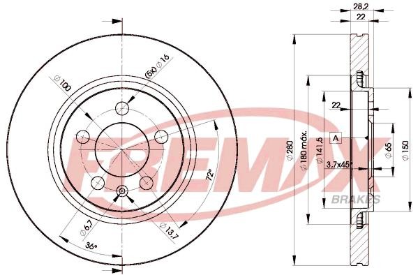 Bremžu disks BD-5031